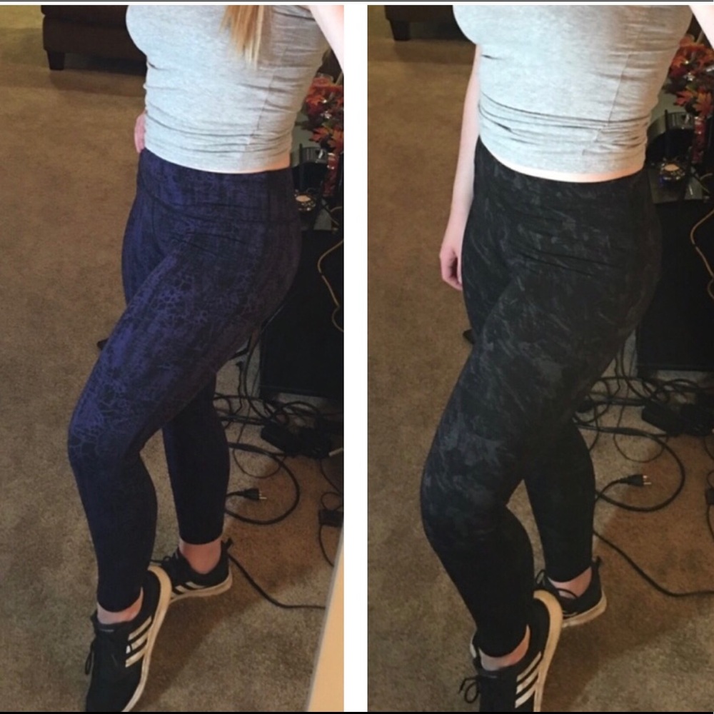 Kirkland Athletic Marbled Leggings Bundle, M